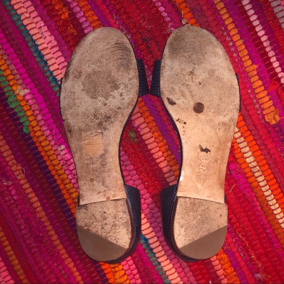 Tory Burch Snakeskin Sandals 6 - Picture 5 of 5